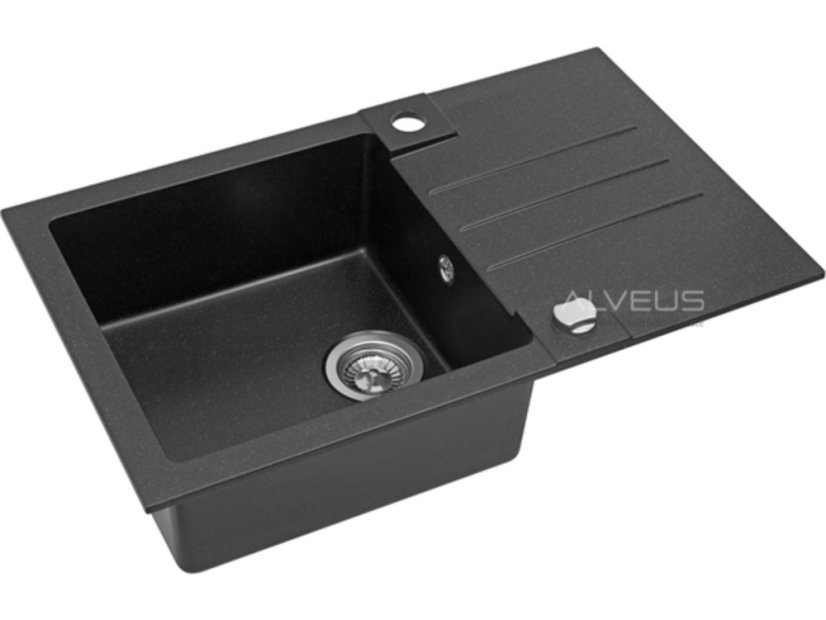 Set Alveus Rock 130/91 + baterie Mintas black chrom