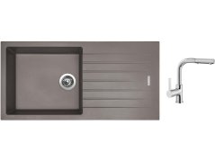 Set Sinks PERFECTO 1000 Truffle + baterie Sinks ENIGMA S chrom Set Sinks PERFECTO 1000 Truffle + baterie Sinks ENIGMA S chrom