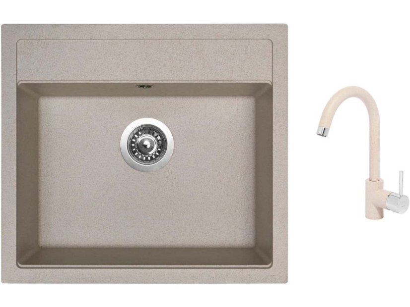 Set Sinks SOLO 560 Avena + batéria Sinks MIX 35 Avena