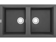 Granitový drez Elleci Best 450 Dark grey K99