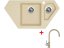 Sinks BRAVO 850.1 Sahara + Vitalia GR