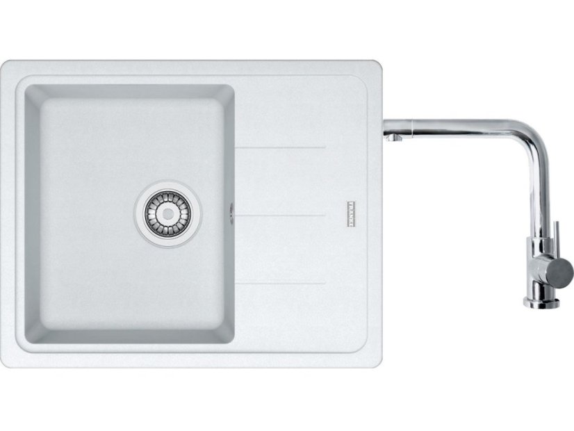 Set Franke BFG 611-62 Biela-ľad + Franke FN 0143 Chróm