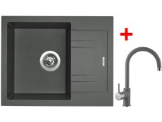 Sinks LINEA 600 Titanium + Vitalia GR