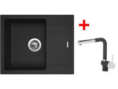 Dřezová baterie Sinks MIX 3 P Granblack Dřezová baterie Sinks MIX 3 P Granblack