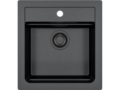 Granitový drez Alveus Atrox 20 čierný 91 - Black Edition