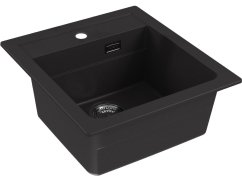 Granitový dřez Alveus ATROX 20 černý 3d