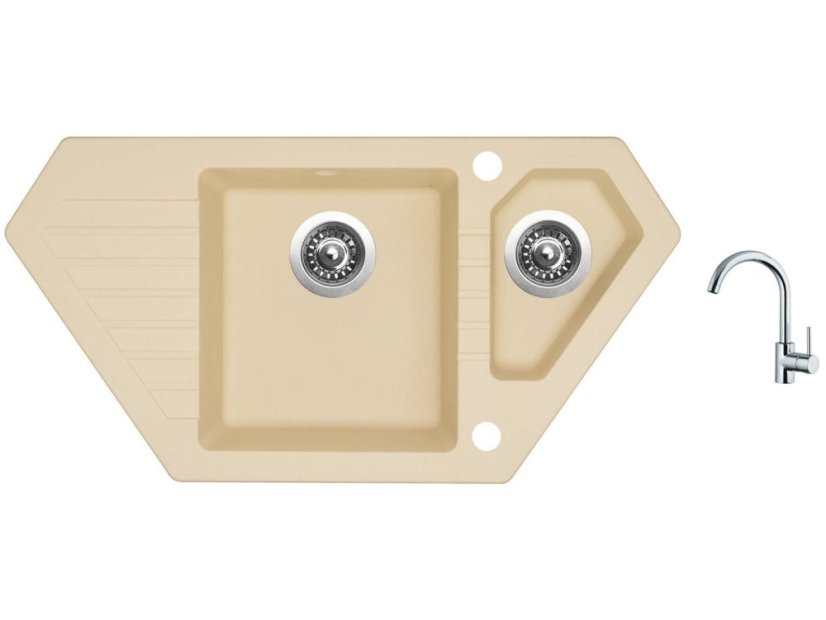 Set Sinks BRAVO 850.1 Sahara + baterie Sinks MIX 35 chrom