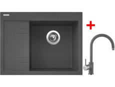 Sinks RIM 650 P Titanium + Vitalia GR