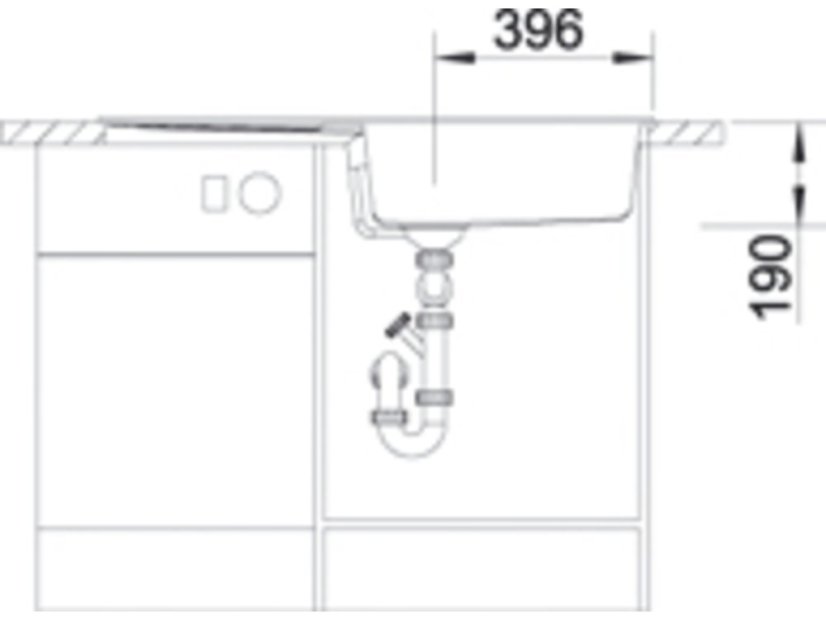Blanco Metra XL 6 S šedá vulkán s excentrem