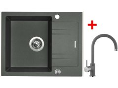 Sinks LINEA 600 XC Titanium + Vitalia GR