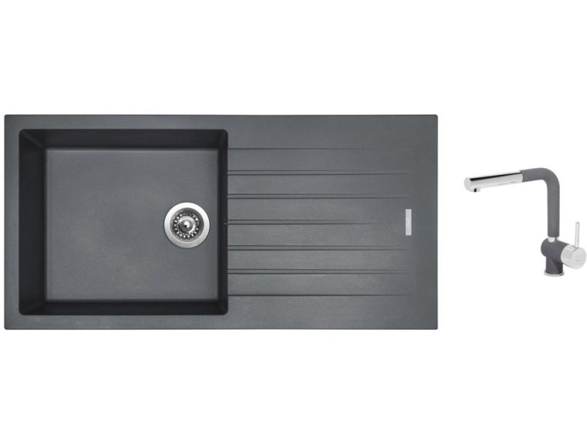 Set Sinks PERFECTO 1000 Titanium + baterie Sinks MIX 3 P Titanium