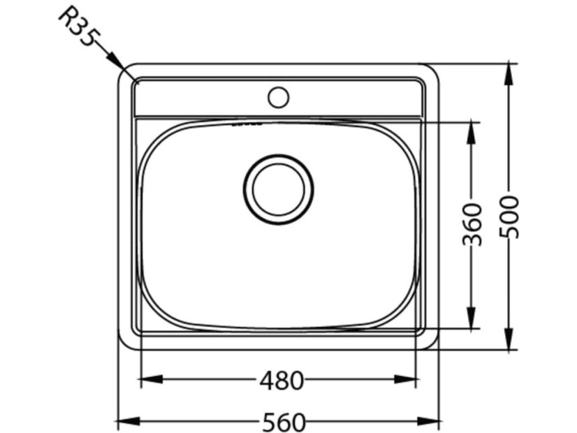 Nerezový drez Alveus MORE 10 Dekor