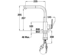 Kuchyňská baterie Teka IN 938 CR