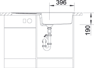Granitový drez Blanco METRA XL 6 S sivá vulkan