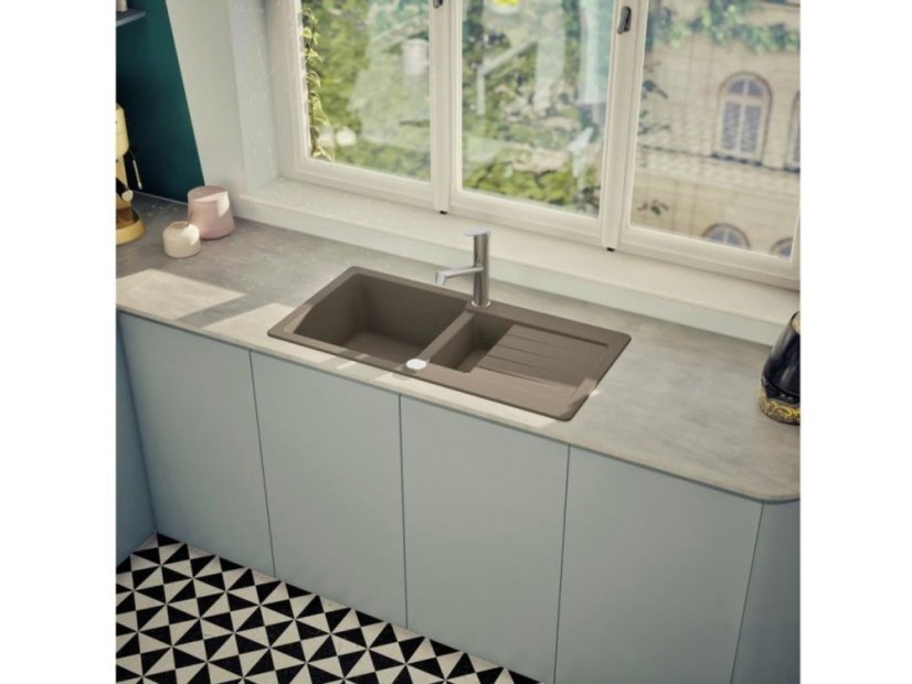 Granitový drez Schock Typos D-150S-A Asphalt