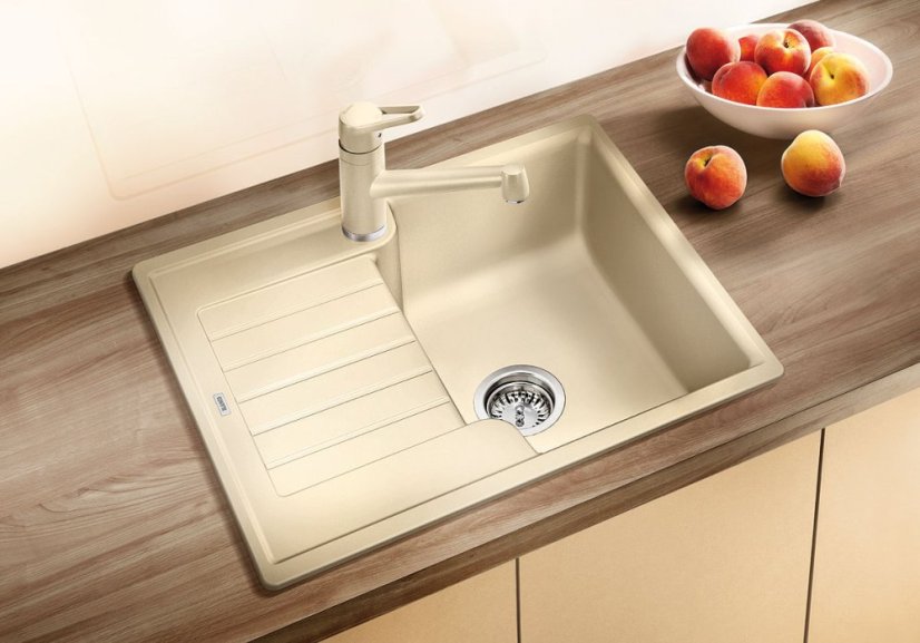 Granitový drez Blanco ZIA 40 S biela soft