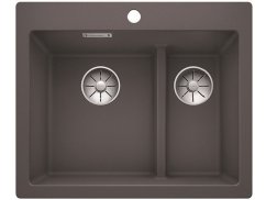 Granitový dřez Blanco PLEON 6 Split šedá skála