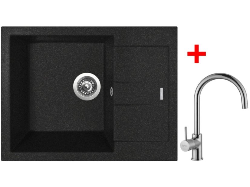 Sinks AMANDA 650 Granblack + Vitalia