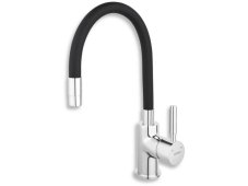 Drezová stojanková batéria Ferro Chrom/Čierna