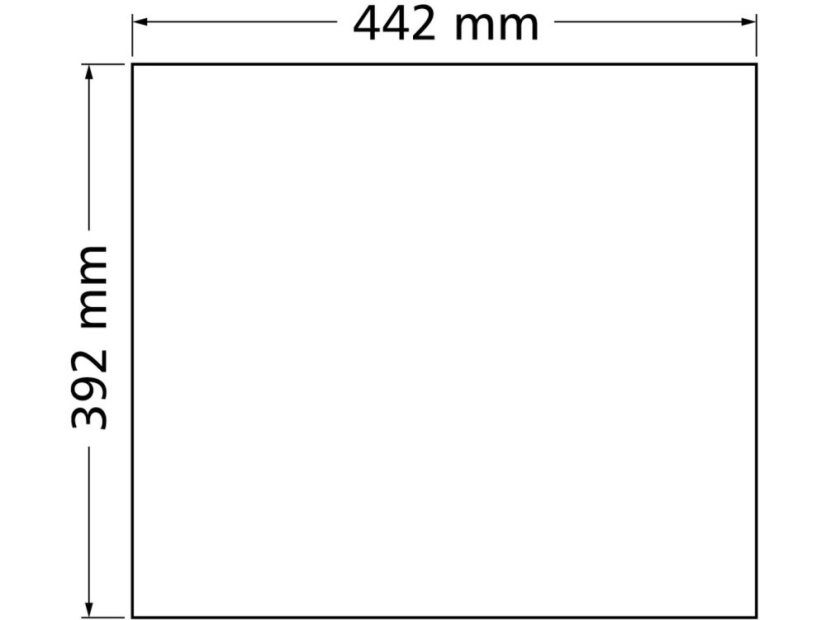 Granitový dřez Sinks FRAME 457 Pureblack