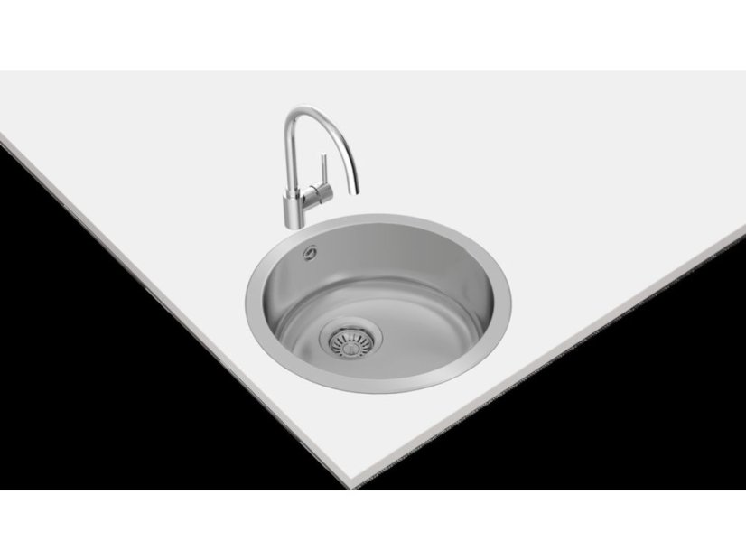 Nerezový drez Teka Starbright 45 E-XN 1B RND X