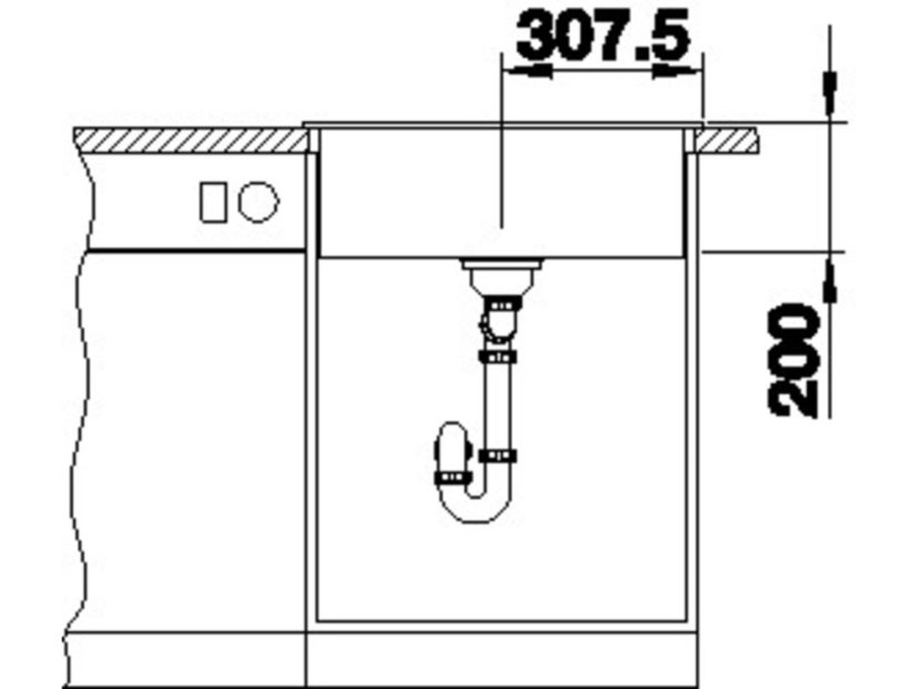Granitový drez Blanco NAYA 6 biela