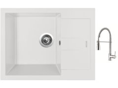 Set Sinks AMANDA 650 Milk + baterie Sinks MIX 35 PROF S chrom