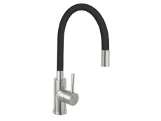 Dřezová baterie Ferro Černá/nerez 70710.4C