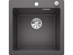 Granitový drez Blanco PLEON 5 InFino sivá skala s excentrom