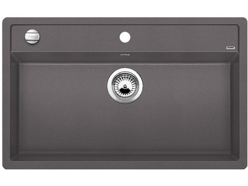 Granitový dřez Blanco DALAGO 8 F Silgranit šedá skála s excentrem