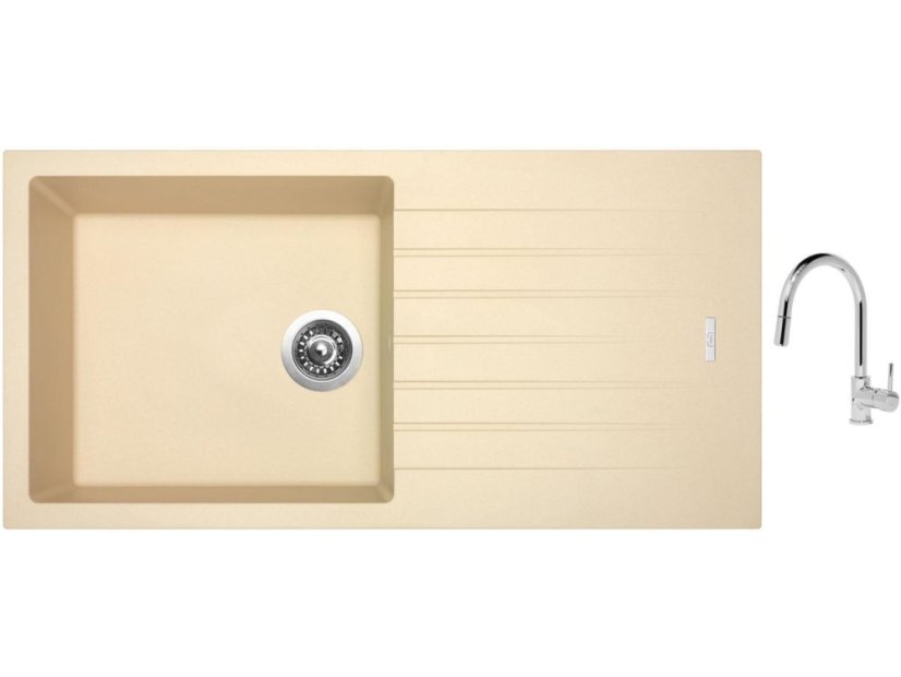 Set Sinks PERFECTO 1000 Sahara + batéria Sinks MIX 35 P chróm