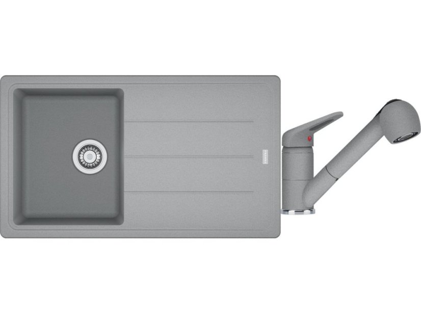 Set Franke BFG 611-86 Sivý kameň + Franke FC 9547 Sivý kameň