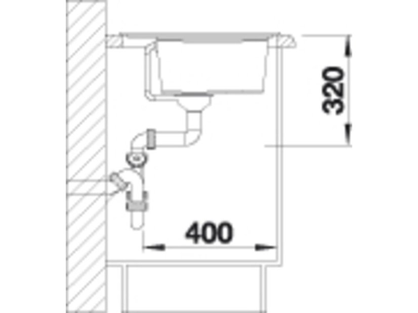 Granitový drez Blanco ZENAR XL 6 S Tartufo, ľavý