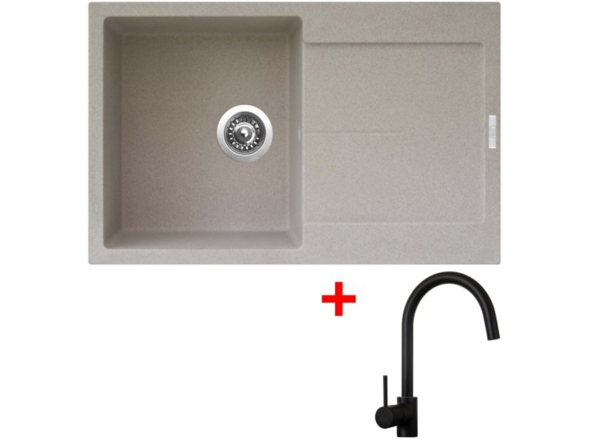 Sinks ULTIMA 790 Avena + Vitalia čierná matná