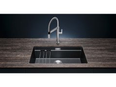 Granitový drez Blanco ETAGON 700 U sivá vulkán