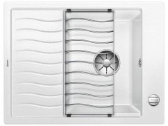 Granitový dřez Blanco ELON 45 S InFino bílá obous. s exc. + přísluš.