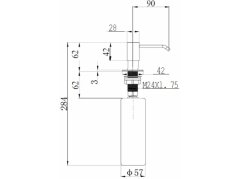Dávkovač saponátu Alveus Callas béžová