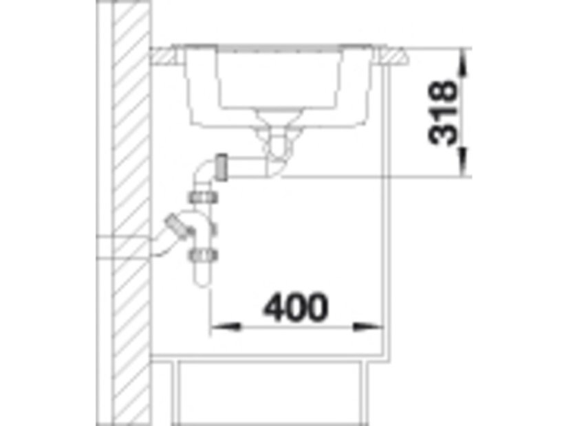 Granitový dřez Blanco METRA 6 kávová s excentrem
