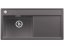 Granitový dřez Blanco ZENAR XL 6 S Silgranit šedá skála dřez vlevo s excentrem