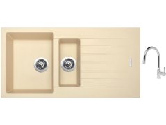 Set Sinks PERFECTO 1000.1 Sahara + batéria Sinks MIX 35 P chróm