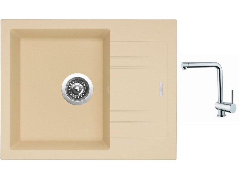 Set Sinks LINEA 600 N Sahara + baterie Sinks MIX 3 chrom