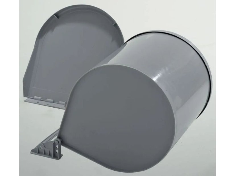 Vestavný odpadkový koš Elletipi RING - na dvířka, 10 L, plastový - 2