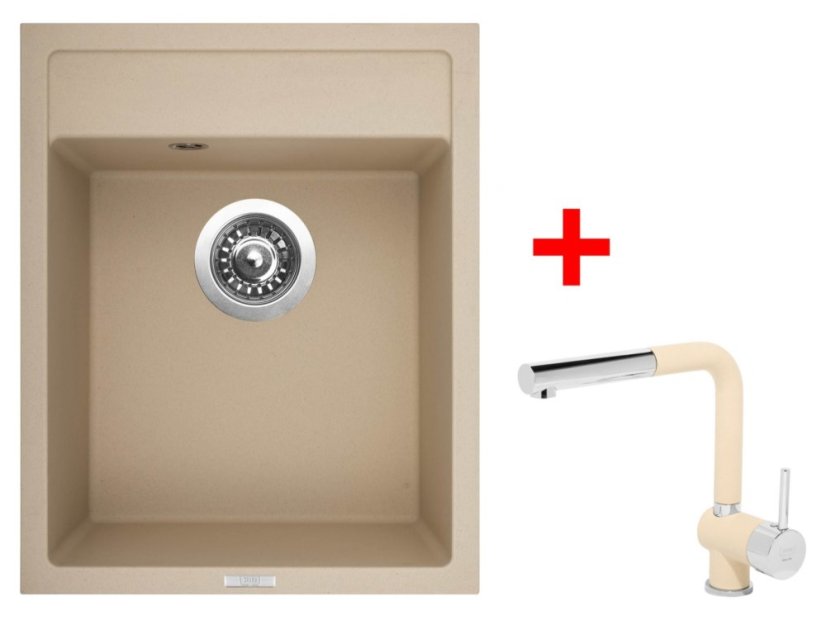 Set Sinks Classic 400 Sahara + Mix 3 P GR