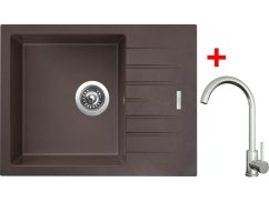 Sinks PERFECTO 650 Marone + ARCO celonerezová