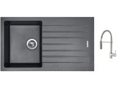Set Sinks PERFECTO 860 Titanium + batéria Sinks MIX 35 PROF S chróm