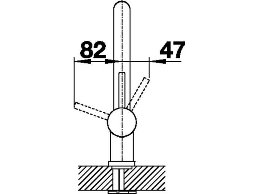 Drezová batéria Blanco LINUS-look sivá skala