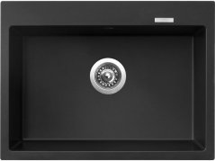Granitový drez Sinks Maximo 680 Pureblack