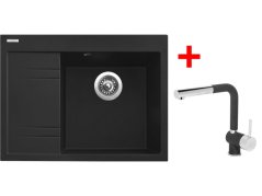 Sinks RIM 650 P Metalblack + Mix 3 P GR