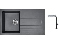 Set Sinks PERFECTO 860 Titanium + baterie Sinks SLIM S2 kartáčovaná