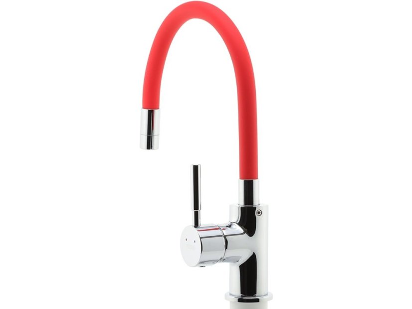 Drezová stojanková batéria Ferro Červená-chróm